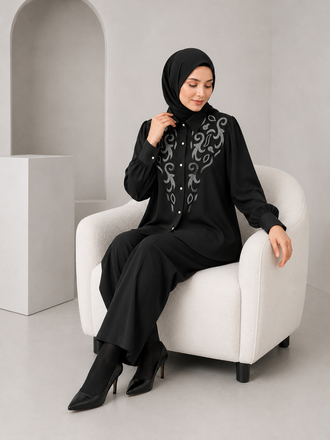 شومیز زنانه مشکی