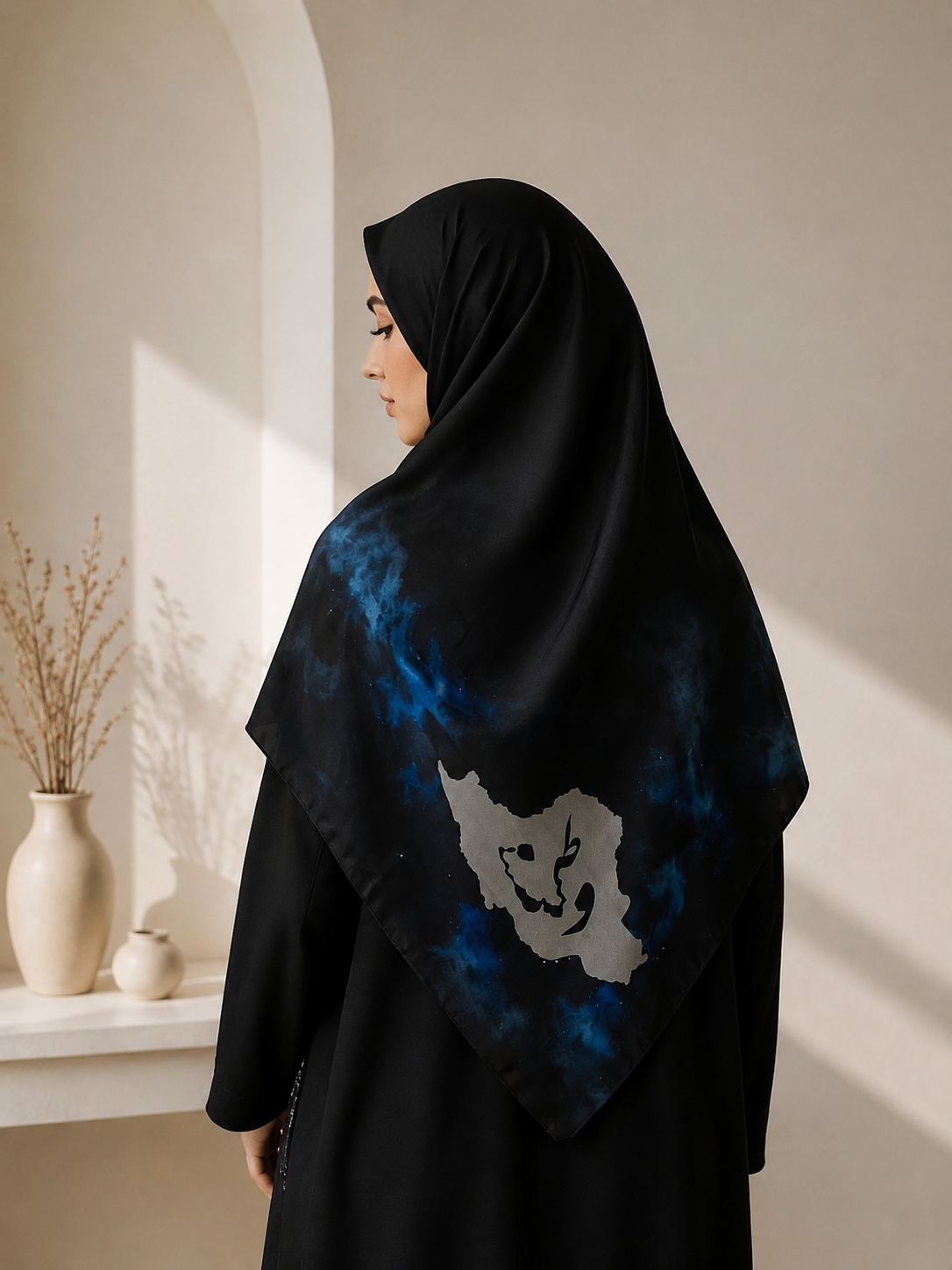 روسری مشکی وطن